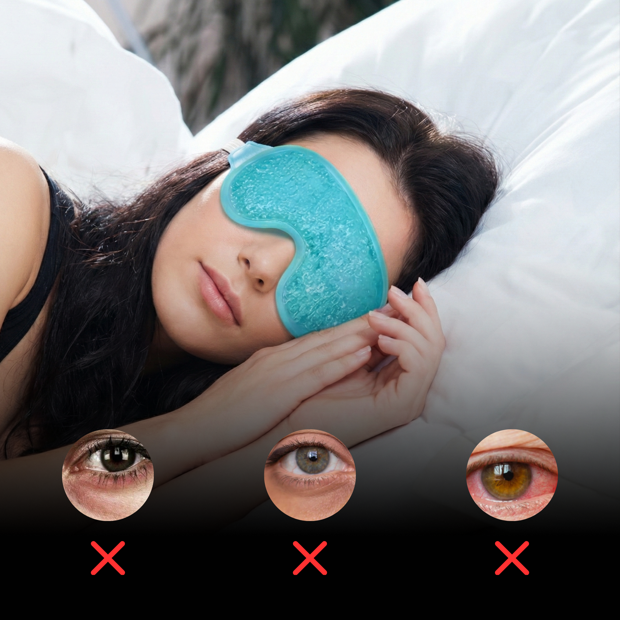 Masque Rafraîchissant pour les Yeux